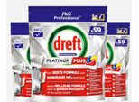 Pastiglie Per Lavastoviglie Dreft Platinum Plus Lemon All In 1 - 177 Pastiglie
