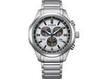 Citizen AT2530-85A Eco Drive Orologio Da Uomo Titanio Crono Data Argento