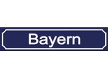Vianmo Insegna In Legno 10X46 Cm Bandiera Bayern Wappen