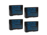 Batteria EN-EL14, Capacità 1500Mah, Compatibile Con Le Fotocamere Nikon, 4 Pezzi Di Batteria