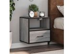Maison Exclusive - Comodini Da Parete 2 Pezzi Grigio Sonoma 40X31X39,5 Cm