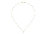 Kette Mit AnhäNger Jobo "Herz", Gelb (Gelbgold 375), Halsketten, Damen, Gelbgold 375, L: 42, 375 Gold 42 Cm