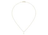 Kette Mit AnhäNger Jobo "Stab", Gelb (Gelbgold 375), Halsketten, Damen, Gelbgold 375, L: 42, 375 Gold 42 Cm