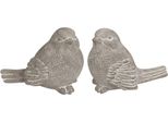 Progarden Figura Da Giardino 2 Pz. Uccelli Decorazione Da Giardino In Cemento