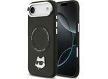 Custodia Karl Lagerfeld Per Iphone 17 Air Compatibile Con Magsafe KLHMP17MPSMLRCHK (Pu Choupette Pin) Nero