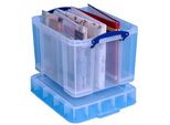 Scatola Di Stoccaggio Really Useful Box 35 Litri Xl Trasparente