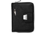 Jennifer Jones Portafoglio Da Donna In Vera Pelle Nera Con Protezione Rfid OPJ708S