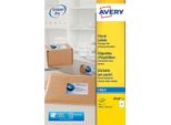 Avery - Adressetiketten - Weiß - 199,6 X 143,5 Mm 50 Etikett(En) (25 Bogen X 2) (J8168-25.FR)