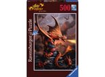 Ravensburger 14747 Puzzle Del Drago Infuocato 500 Pezzi