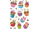 Etichetta Decorativa Decor Cupcakes Ve=10X2 Fogli
