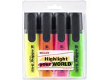 Evidenziatori Edding 345 Assortiti (Set Di 4)