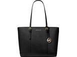 Michael Kors Jet Set Travel Tote Grande In Pelle Saffiano 35F0Gtvt9L-Nero