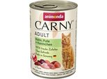 Animonda Carny Adult Pollo, Tacchino E Coniglio 400 G X 6