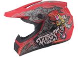 Casco Da Cross Casco Da Bambino Casco Da Moto Motocross Mejia Rosso Opaco Quad Taglia L