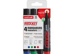 Uni-Ball PM126/4 Pf Uni-Ball Permanent-Marker Prockey PM126/4 Pf, 4Er-Set
