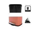 Spirella Cestino Per Cosmetici Da 5 Litri In Acciaio Inox Con Chiusura Ammortizzata E Cestino Interno "Akira"" Cestino Per Bagno Cestino Per Rifiuti A Chiusura Ammortizzata Terracotta Rosso Opaco"