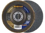 Rhodius 211333 Flap Disc Diameter 125 Mm Bore Diameter 22.23 Mm Stainless Steel, Steel 1 Pc(S)