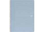 Oxford 400166085 My Rec'up Rilegato A Spirale - A4, 90 Fogli, A Scacchi, Blu Cielo