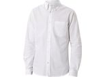 Burton - Camicia Formale Con Tasca Sul Petto Per Uomo A Maniche Lunghe BW769 (L) (Bianco)