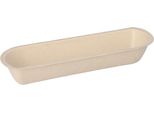 600 Conpax (Lm) Vaschette Per Snack In Canna Da Zucchero 3,3 Cm X 7,1 Cm X 21 Cm Naturale 97082