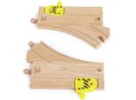 Hape Ferrovia In Legno Punti Regolabili 2 Pezzi Binari Giocattolo