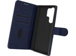 Avizar, Custodia Galaxy S23 Ultra Chesterfield In Pelle Fiore Con Supporto, Blu Scuro