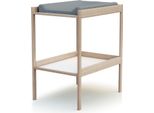 Webaby - Fasciatoio 1 Prateleira Legno - Faggio Grezzo - 54 X 74 X 88 Cm | Per Il Materasso 50X70 Cm Non Incus