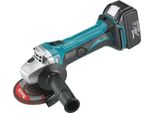 Mini Smerigliatrice Angolare Makita DGA452RTJ (2 X 5,0 Ah + DC18RC + Makpac 3)