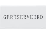 Securit TN-RES-NL-WT Supporto Da Tavolo Securit Gereserveerd, Set Da 5
