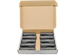 Herrmans Ergo 84B Set Di Maniglie 120 Mm Ø22Mm Nero Per 30 Pezzi Oem