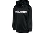 Hummel Hmllogo Felpa Con Cappuccio Per Bambini - Nero, Taglia:140