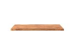 Piano Del Tavolo 80X60X2,5 Cm Rettangolare In Legno Massiccio Di Acacia