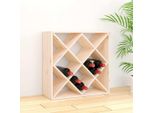 Mobili Portabottiglie 62X25X62 Cm Pino Massiccio - Portabottiglie 821542