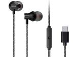 Aiwa ESTM-50USB-C/BK Cuffie Intrauricolari/ Con Microfono/ Usb Type-C/ Nero