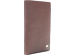 Esquire Portafoglio Chicago Wallet Compact Brown Marrone Scuro