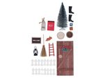 Kit Porta Delle Fate Di Natale, Kit Porta Delle Fate In Miniatura, Kit Porta Casa Delle Bambole In Legno, Kit Porta Casa Delle Bambole Di Natale, Kit Porta Delle Fate Fai Da Te, Porta Casa Delle Bambole In Miniatura Di Natale