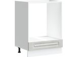 Vidaxl Kalmar Piano Cottura Pensile Cemento Grigio Materiale Legno