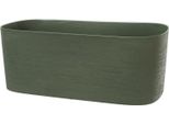 Fioriera Xl Con Riserva D'acqua - Garden Id Respect - Verdigris 80 X 38 Cm - 100 % Rifiuti Domestici - 100 % Riciclabile