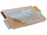Tavola Puzzle Relaxdays Inclinabile Con 4 Cassetti