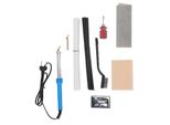 Kit Di Riparazione Della Saldatura Di Plastica, Kit Di Saldatura Di Plastica Per La Riparazione Della Superficie, Strumenti Del Saldatore Del Paraurti Dell'automobile, Rete Metallica Di Rinforzo Della Saldatura Dell'acciaio Inossidabile, Set Di Bacchette E Di Saldatore Di Plastica, Spazzola Metallica Del Supporto Del Ferro Caldo E Set Di Carta Vetrata