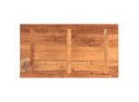 Vidaxl Piano Da Tavolo 110X50X2,5 Cm Rettangolare In Legno Massiccio Di Acacia