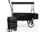 Carrello A Mano Con Tetto Clanmacy Carrello A Mano Pieghevole Nero Carrello Da Giardino Pieghevole Carrello Da Trasporto