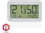 Smartlife Klimatsensor | Zigbee 3.0 | Batteridriven | Android™ / Ios | Vit