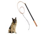 Frusta Per L'addestramento Del Cane In Pelle Artificiale, Strumento Professionale Per L'addestramento Del Cane Con Impugnatura, Forniture Per Animali Domestici