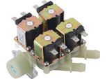 Dc 12V DN20 G3/4" 1 In 4 Out Valvola Elettromagnetica In Plastica, Valvola Di Scarico Acqua Normalmente Chiusa"