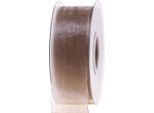 Nastro Di Organza Taupe Nastro Regalo 40 Mm X 50 M Nastro Decorativo Beige