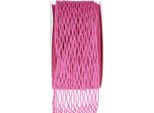 Nastro A Rete Nastro Decorativo Rosa Rinforzato Con Filo Metallico 50 Mm X 10 M