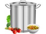 Pentola Per Zuppa Nutrichef 38L, Pentola Di Cottura Grande, Pentola Per Induzione, 52Cm- Pentola In Acciaio Inox Con Coperchio, Pentola Di Cottura- - Per Stufati E Zuppe, Pentola Di Grande Capacità, Gemma