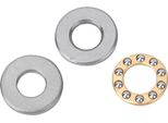 10 Cuscinetti Assiali A Sfere, Cuscinetti Miniaturizzati Ad Alta Precisione In Acciaio Piatto (F12-21M 12 X 21 X 5 Mm)