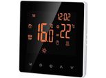 Termostato Elettrico Di Riscaldamento, 16 A, Programmabile Settimanalmente, Lcd Touchscreen, Digitale, Per Casa, Scuola, Ufficio, Hotel